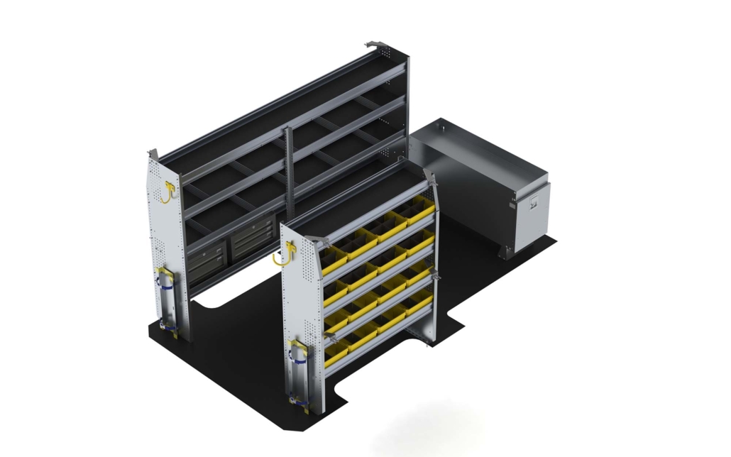 Plumbing Shelving Package for a Mercedes Sprinter