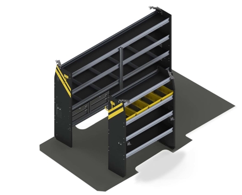 General Services Shelving Package for a Mercedes Sprinter