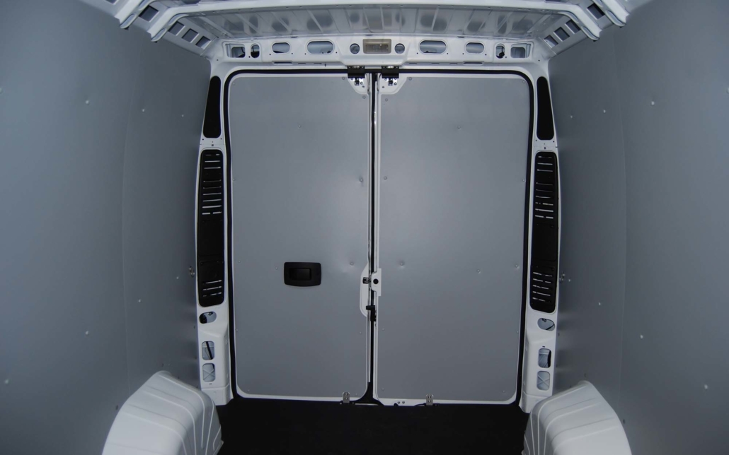 Van liner door panels in ProMaster HR